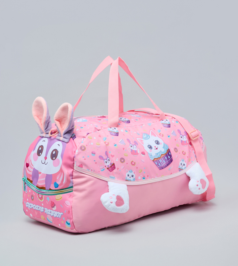 Pink Bunny Weekend Travel Duffle Bag